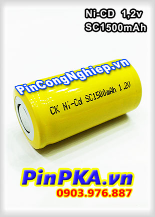 Pin Sạc Công Nghiệp-Pin Cell 1,2v Ni-CD SC 1500mAh