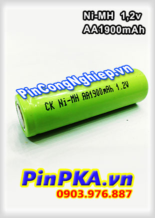Pin Sạc Công Nghiệp-Pin Cell 1,2v Ni-MH AA1900mAh