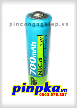 Pin Sạc Công Nghiệp-Pin Cell 1,2v GP NiCD AA 700mAh