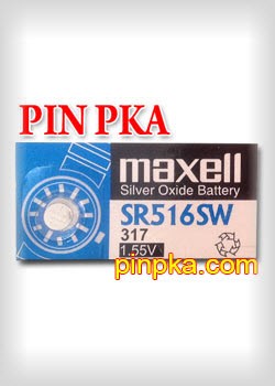 Pin Cúc Áo 1,55V Maxell SR516SW-317