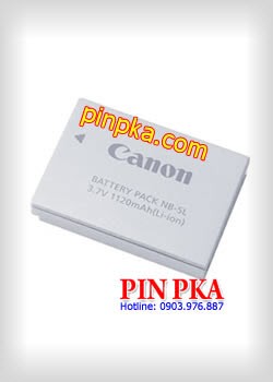 Pin Máy Ảnh Li-ion 3,7V Canon NB-5L/Hàng có sẵn