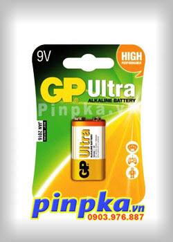 Pin Alkaline 9V GP Ultra 1604AU-U1