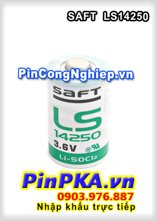 Pin Lithium PLC-CNC Saft LS14250 1200mAh 3,6V/ Ship toàn quốc