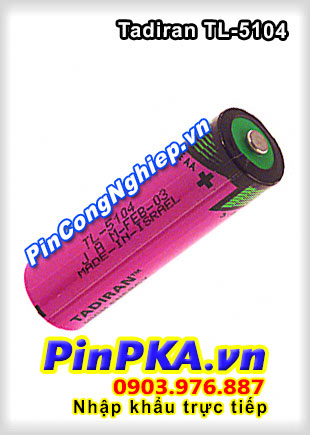Pin công nghiệp Lithium Tadiran 3,6v TL-5104