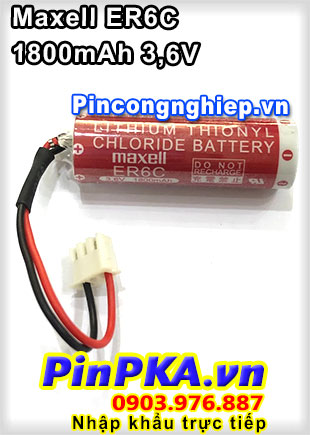 Pin Lithium PLC-CNC Maxell ER6C 1800mAh 3,6V
