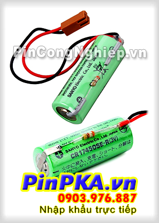 Pin Lithium PLC-CNC Sanyo CR17450SE-R 2500mAh 3V