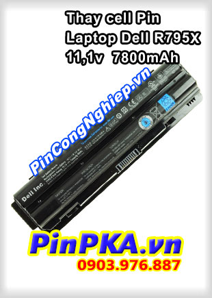 Thay Cell Pin Laptop Dell R795X 11,1v 7800mAh 9 Cells
