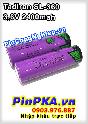 Pin Lithium PLC-CNC Tadiran SL-360 2400mAh 3,6V