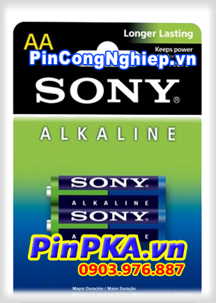 SONY Alkaline LR6 AM3 Mignon / Pin tiểu AA vỉ 2 viên