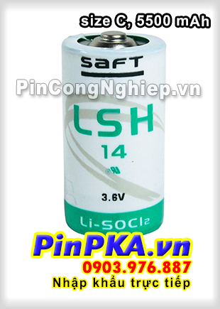 Pin Lithium PLC-CNC Saft LSH14 5500mAh 3,6V
