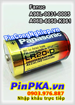 Pin Fanuc A98L-0031-0005/ A06B-6050-K061 LR20.D LR20XWA 1,5V