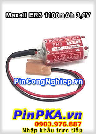 Pin Lithium PLC-CNC Maxell ER3 1100mAh 3,6V