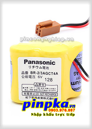 Pin Lithium PLC-CNC Fanuc Panasonic BR-2/3AGCT4A 2400mAh 6V