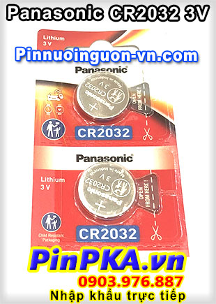 Pin Cúc Áo 3V Panasonic Lithium CR2032