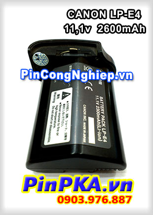 Thay cell Pin Máy Chụp Ảnh CANON LP-E4 11,1v 2600mAh