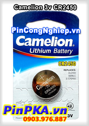 Pin Lithium Đồng Tiền 3V Camelion CR2450