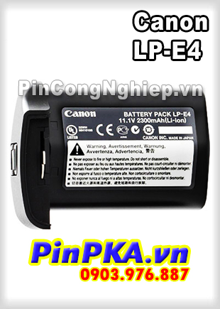 Thay cell Pin Máy Chụp Ảnh Canon LP-E4 11,1v 2300mAh