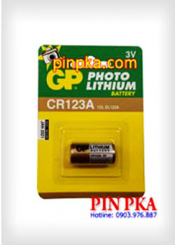 Pin Máy Ảnh Lithium 3V GP CR123A
