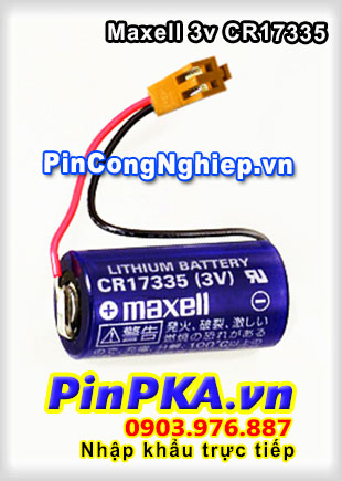 Pin Lithium PLC-CNC Maxell CR17335 1750mAh 3V