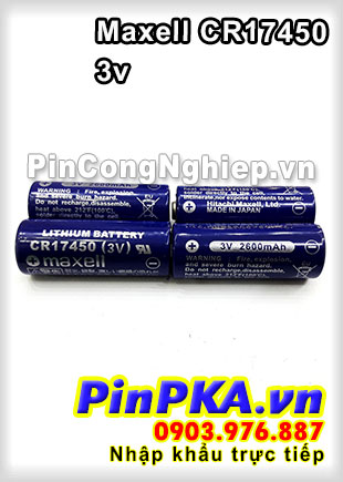 Pin Lithium PLC-CNC Maxell CR17450 2600mAh 3V