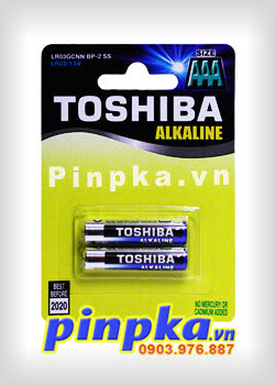 Pin đũa AAA Toshiba Alkaline LR03GCNN BP-2(VN)