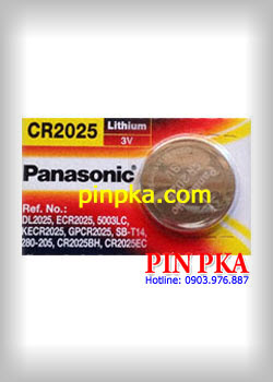 Pin cúc áo 3V Panasonic Lithium CR2025