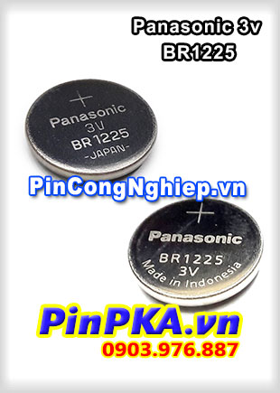 Pin cúc áo 3v Panasonic BR1225