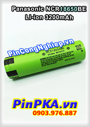 Pin Sạc Công Nghiệp Li-ion 3,7v Panasonic NCR18650BE 3200mAh