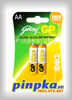 Pin tiểu AA GP Ultra Alkaline GP15AU-2U2