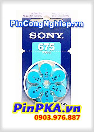 Pin Điếc Sony 675PR44-pin máy trợ thính