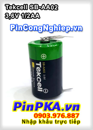 Pin Lithium PLC-CNC Tekcell SB-AA02 1200mAh 3,6V (Chân cắm)