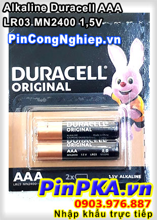 Pin đũa AAA Duracell Alkaline MN2400 - LR03