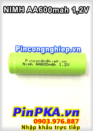 Pin Sạc Công Nghiệp-Pin Cell 1,2v NIMH AA 600mAh