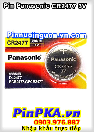 Pin cúc áo 3V Panasonic Lithium CR2477