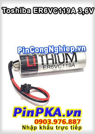 Pin Lithium PLC-CNC Toshiba ER6VC119A 2000mAh 3,6V