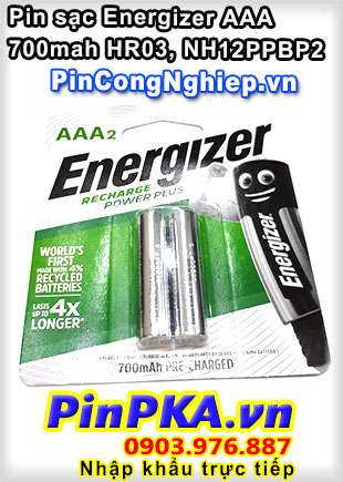 Pin sạc đũa AAA Energizer 700mAh vỉ 2
