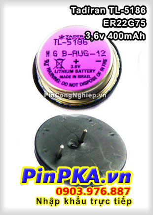 Pin Nuôi Nguồn PLC-CNC Lithium 3,6V Tadiran TL-5186 ER22G75 400mAh