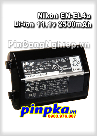 Thay Cell Pin máy ảnh Nikon EN-EL4a Li-ion 11.1v 2500mAh