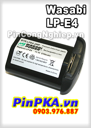 Thay cell Pin Máy Chụp Ảnh Wasabi LP-E4 11,1v 2700mAh