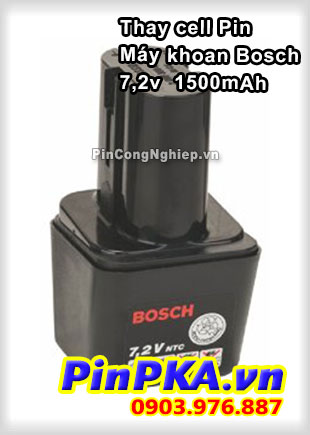 Thay Cell Pin Máy Khoan Bosch 7,2v 1500mAh