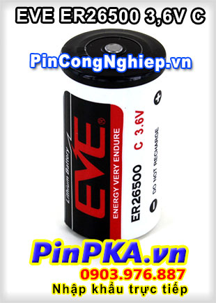 Pin Lithium PLC-CNC EVE ER26500 8500mAh 3,6V