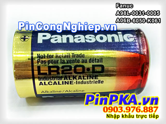 Pin Akaline 1,5V PANASONIC D LR20T/2B