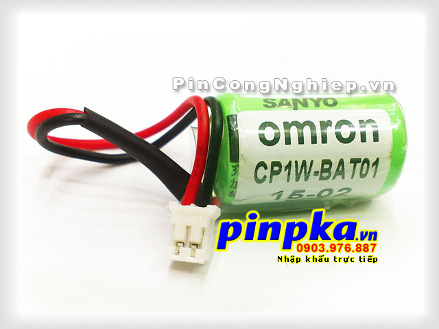 Pin Nuôi Nguồn PLC-CNC Lithium 3v Omron CP1W-BAT01 1/2AA 850mAh