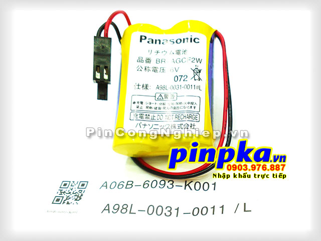 Pin Nuôi Nguồn PLC-CNC Lithium 6v Fanuc A98L-0031-0011 1800mAh