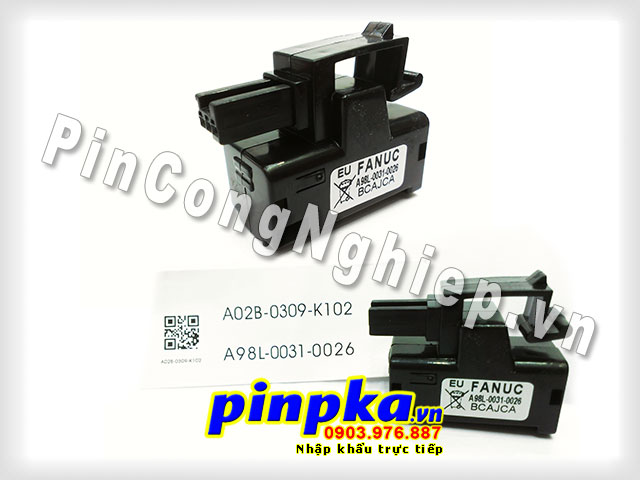 Pin Nuôi Nguồn PLC-CNC Lithium 3v GE FANUC A98L-0031-0026/ A20B-0200-K102 2/3A 1750mAh
