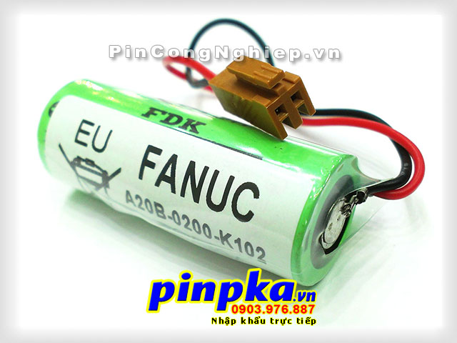Pin Nuôi Nguồn PLC-CNC Lithium 3V Fanuc A20B-0200-K102 A 2500mAh