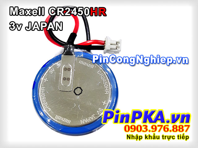 Pin đồng tiền nuôi nguồn Maxell CR2450HR 3v Japan 168DLW (chịu nhiệt cao)-3