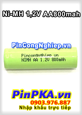 Pin Sạc Công Nghiệp-Pin Cell 1,2v NIMH AA 800mAh