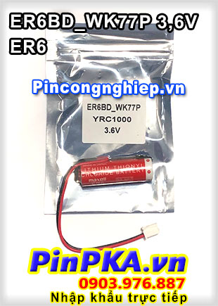 Pin Lithium PLC-CNC ER6BD_WK77P ER6 3,6V