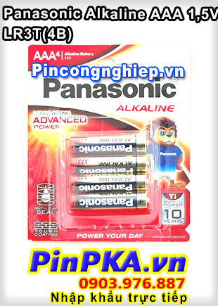 Pin Alkaline AAA 1,5v Panasonic Longer Lasting LR03T(4B)